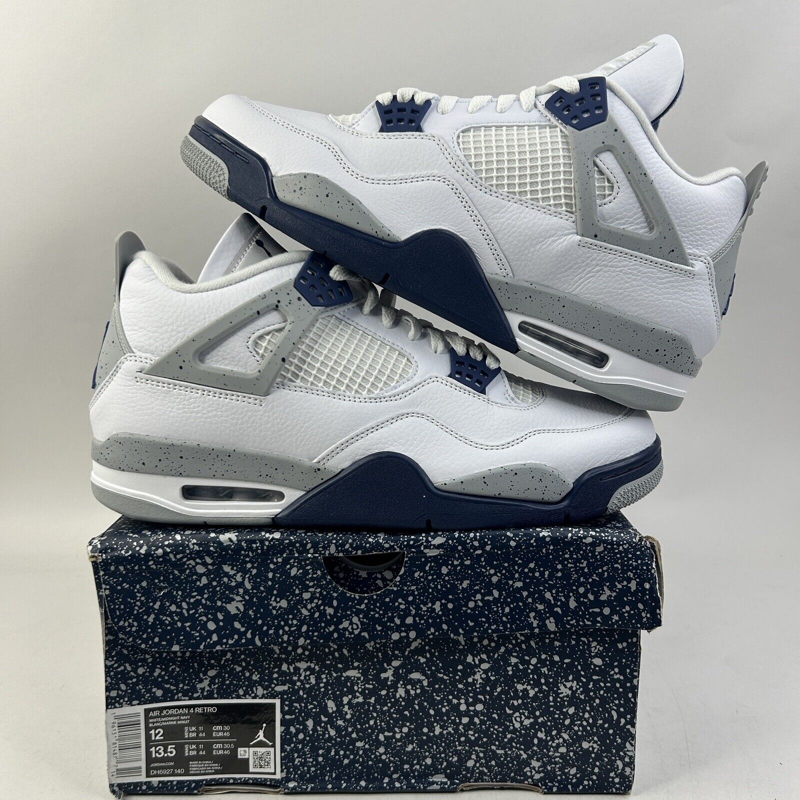 Nike Shoes Air Jordan 4 Retro "Midnight Navy" 2024